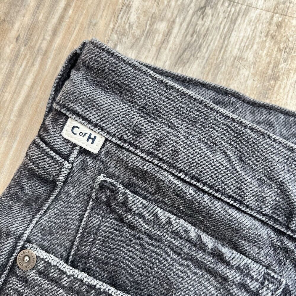 Citizens Of Humanity Women’s Size 33 Black Wash DIY Cut Off Jeans Shorts - Picture 4 of 14
